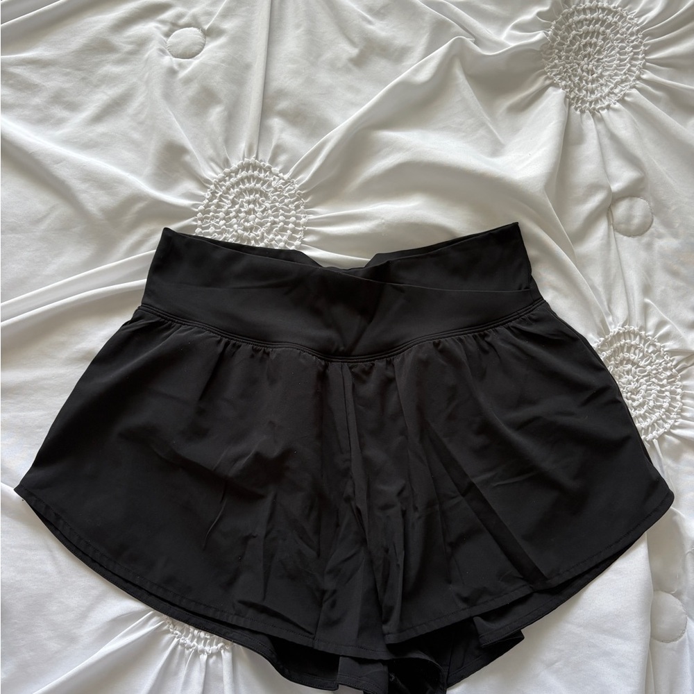 Gilly Hicks Black Athletic Shorts High-Rise Lightweight